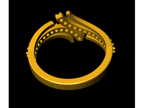 LADIES WEDDING RING 3Dモデル