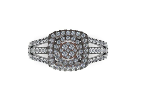 Beautiful Ladies Ring 3D Model
