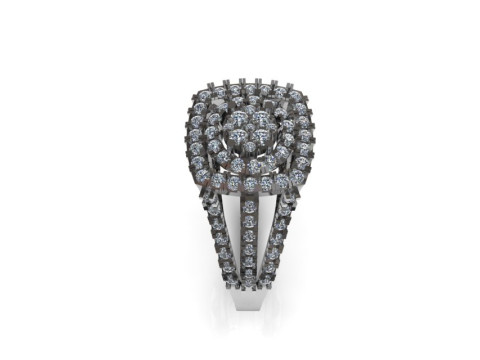 Beautiful Ladies Ring 3D 모델