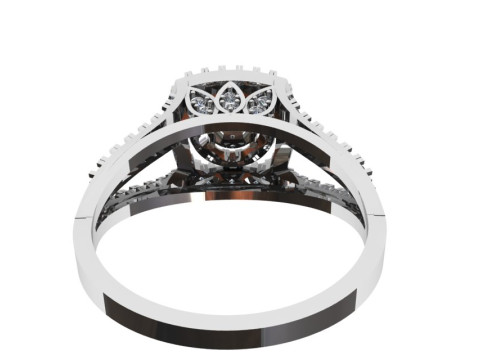 Beautiful Ladies Ring 3D 모델