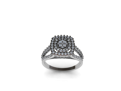 Beautiful Ladies Ring 3D 모델