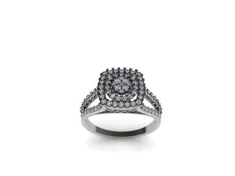Beautiful Ladies Ring 3D Model