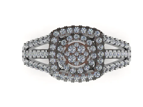 Beautiful Ladies Ring 3D Model