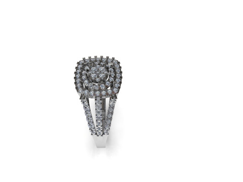Beautiful Ladies Ring 3D 모델