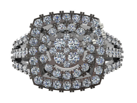 Beautiful Ladies Ring 3D 모델
