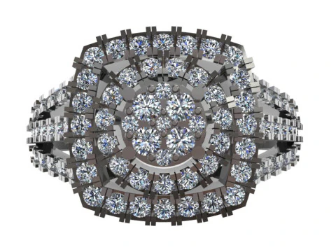 Beautiful Ladies Ring 3D Model