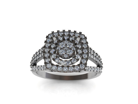 Beautiful Ladies Ring 3D 모델