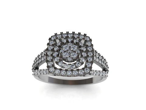 Beautiful Ladies Ring 3D Model