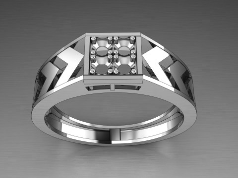 LADIES PREMIUM DIAMOND RING 3Dモデル