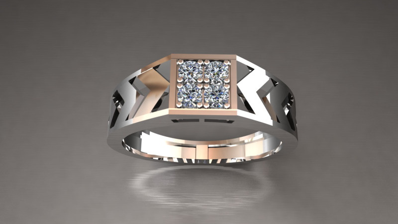 LADIES PREMIUM DIAMOND RING 3Dモデル .c4d .max .obj .3ds .fbx .stl .blend