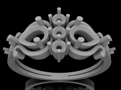 BEAUTIFUL DIAMOND RING 3D Model