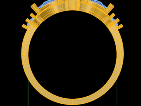 BEAUTIFUL DIAMOND RING 3D Model