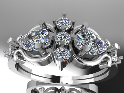 BEAUTIFUL DIAMOND RING 3D 模型