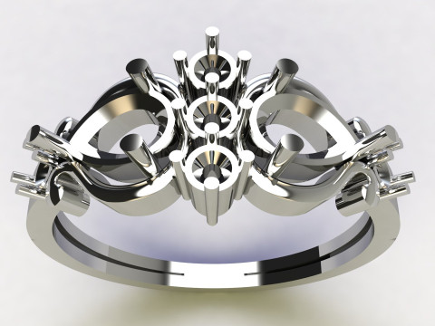 BEAUTIFUL DIAMOND RING 3D 模型