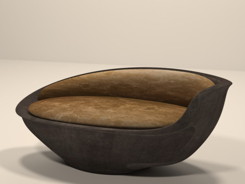 Organic sofa 3Dモデル