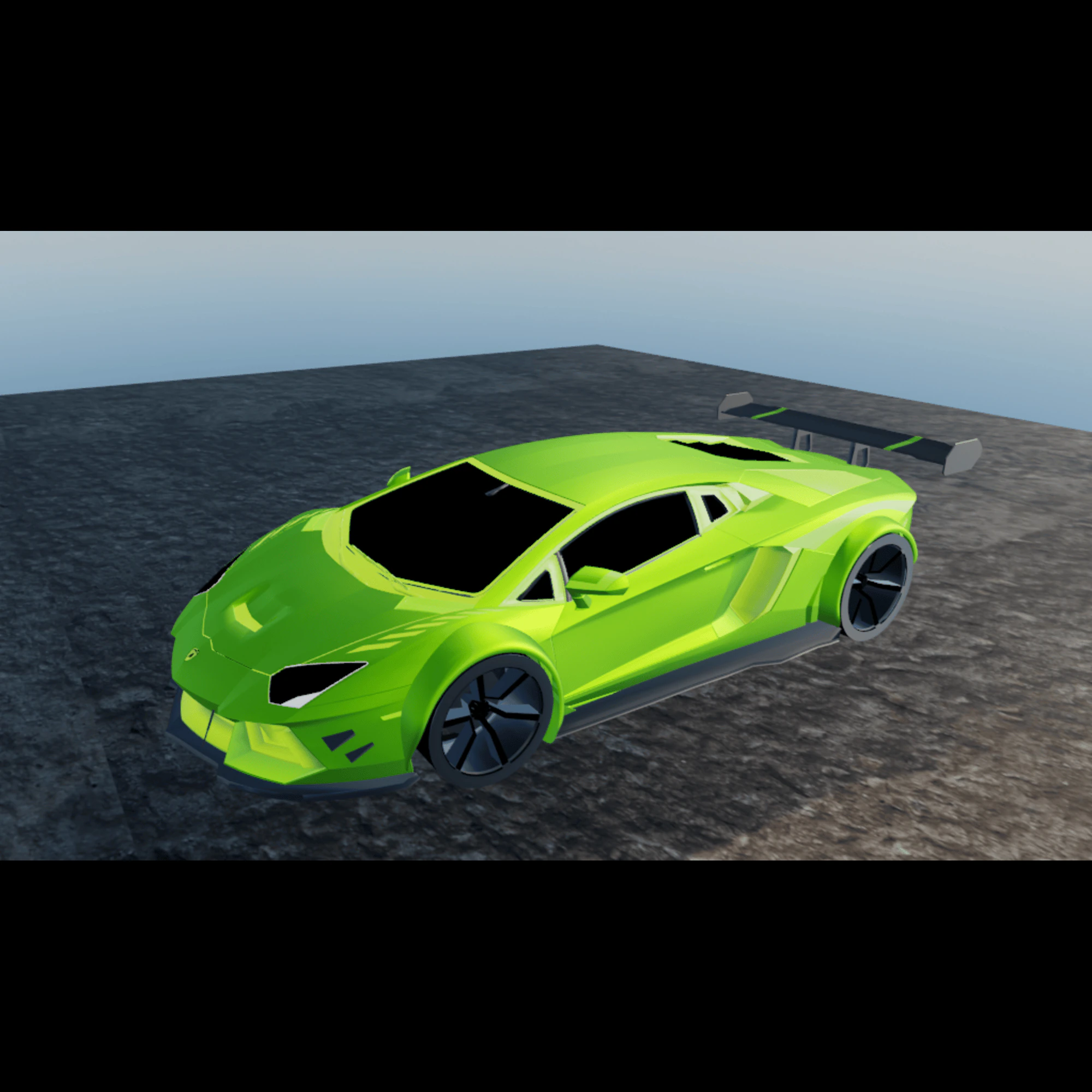 緑のレーシングカー 3Dモデル .c4d .max .obj .3ds .fbx .stl .blend
