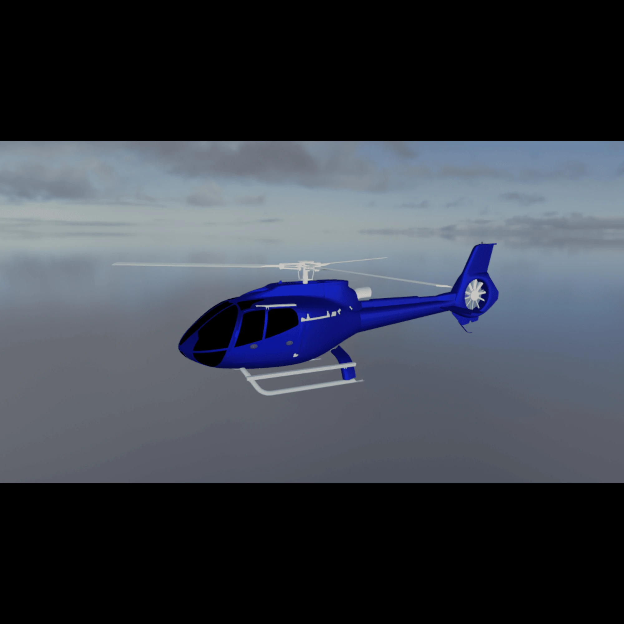 ローポリヘリコプター 3Dモデル .c4d .max .obj .3ds .fbx .stl .blend 