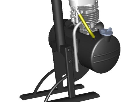 Solex engine model 14 3D Print Model