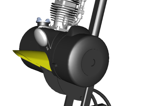 Solex engine model 14 3D Print Model