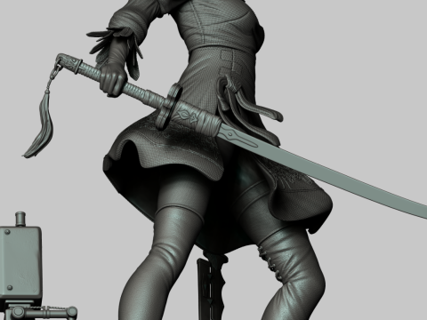 2B - Nier Automata 3D 打印模型