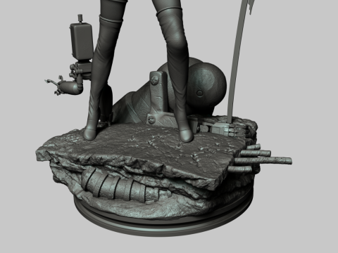 2B - Nier Automata 3D 打印模型