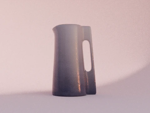 Modern ceramic pitcher 3D Model