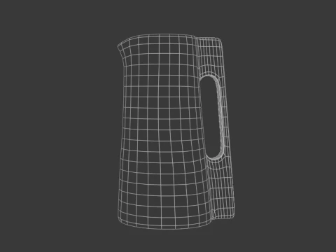 Modern ceramic pitcher 3D Model