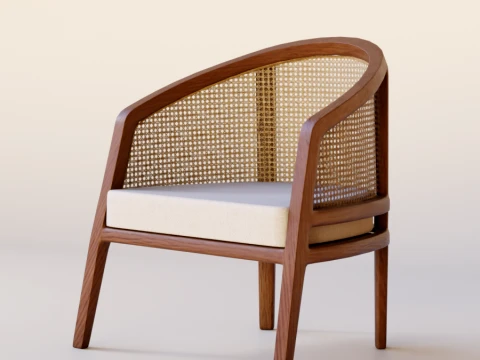 안락의자 3D 모델