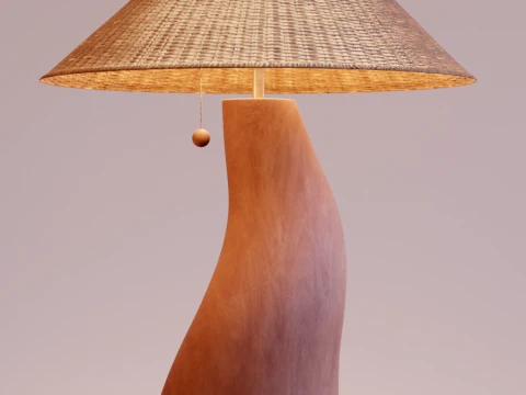 Japandi lamp set 3D Model
