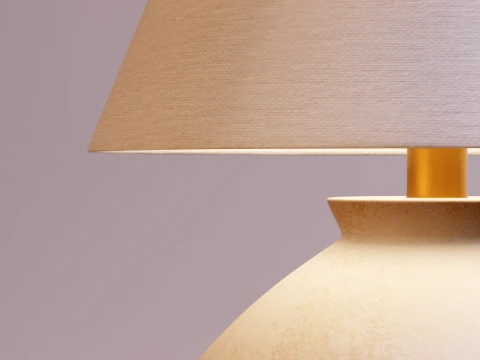 Japandi lamp set 3D Model