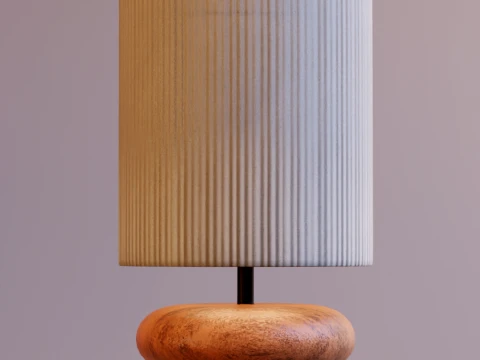 Japandi lamp set 3D Model