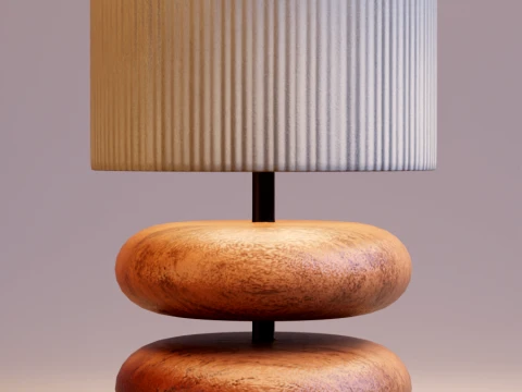 Japandi lamp set 3D Model