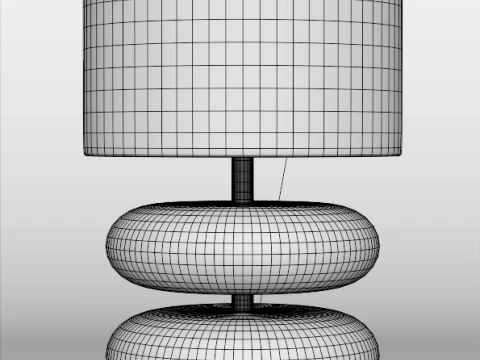 Japandi lamp set 3D Model