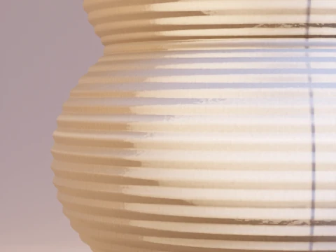 Japandi lamp set 3D Model