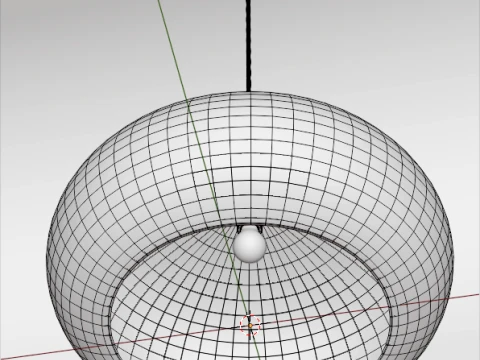 Japandi lamp set 3D Model