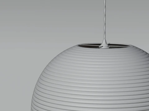 Japandi lamp set 3D Model