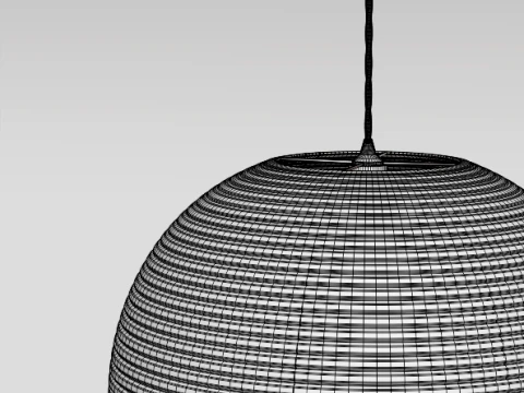 Japandi lamp set 3D Model