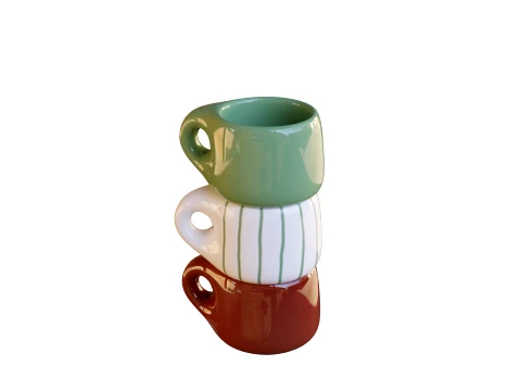 Jolie tasse en c&eacute;ramique Modèle 3D