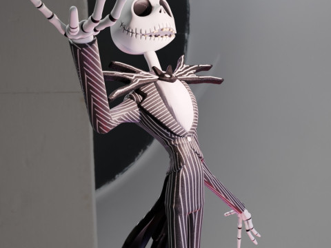 JACK SKELLINGTON - NIGHTMARE BEFORE CHRISTMAS 45CM Modello di stampa 3D