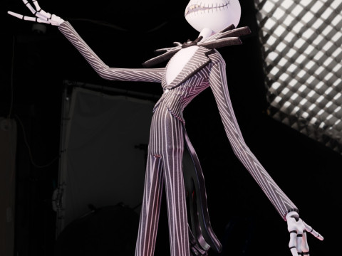 JACK SKELLINGTON - NIGHTMARE BEFORE CHRISTMAS 45CM Modello di stampa 3D
