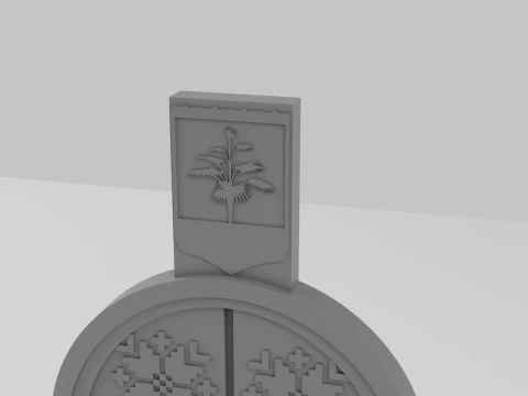 Stele in Donetsk region 3D Print Model