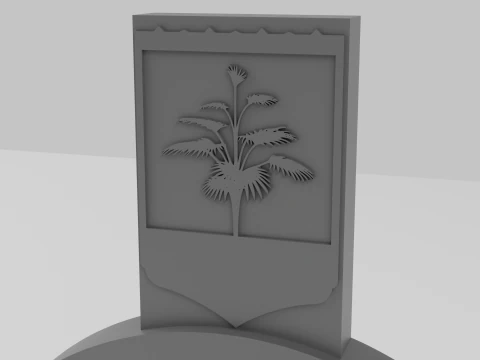 Stele in Donetsk region 3D Print Model