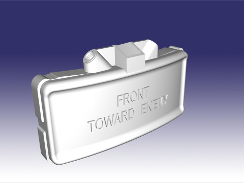 M-18 CLAYMORE mine 3D Print Model