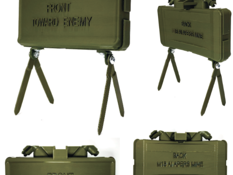 M-18 CLAYMORE mine Modelo de Impressão 3D