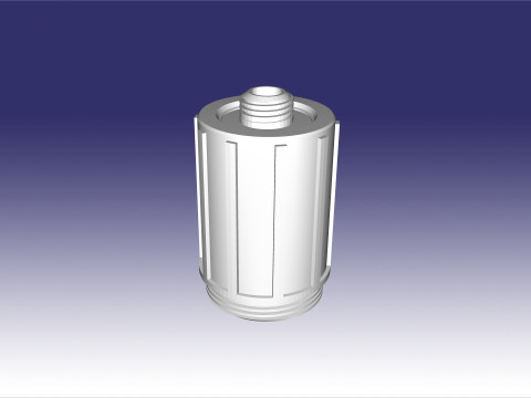 K 51 gas grenade Modèles 3D en vedette