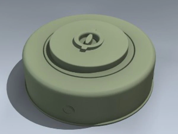 M-15 anti-tank mine 3D Print Model .c4d .max .obj .3ds .fbx .stl .blend 