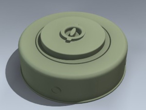 M-15 anti-tank mine Modelo de Impressão 3D