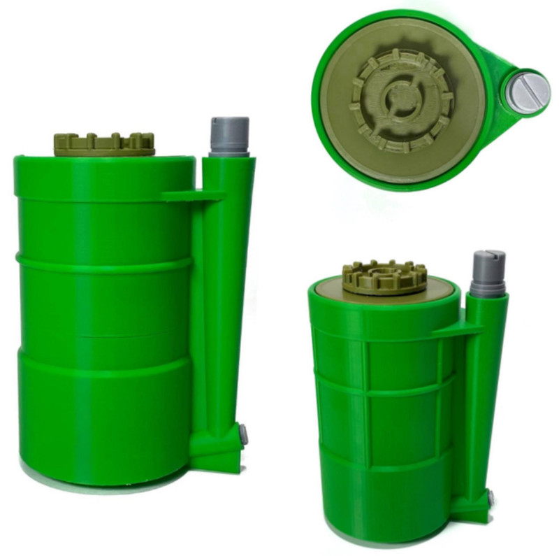 POB anti-personnel mine 3D 프린트 모델 .c4d .max .obj .3ds .fbx .stl .blend 