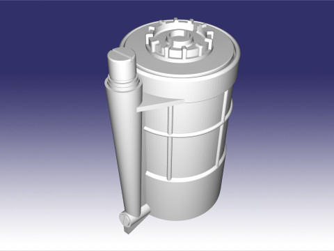 POB anti-personnel mine 3D 프린트 모델
