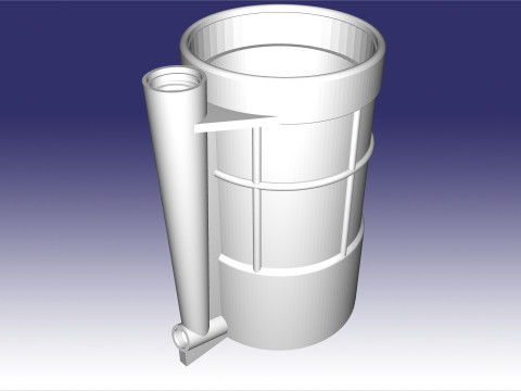POB anti-personnel mine 3D 프린트 모델